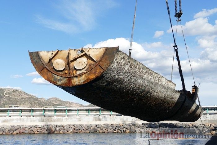 Desguace del submarino Siroco