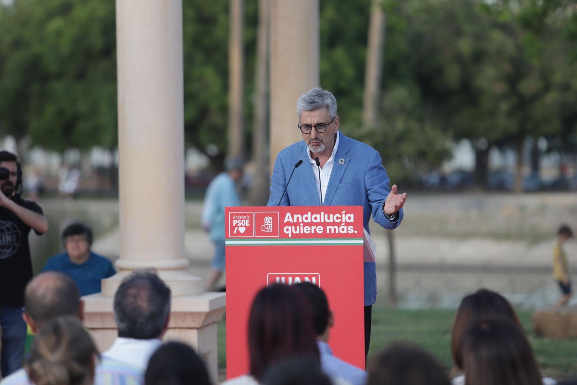 Acto de Juan Espadas, candidato del PSOE a las elecciones andaluzas, en Málaga