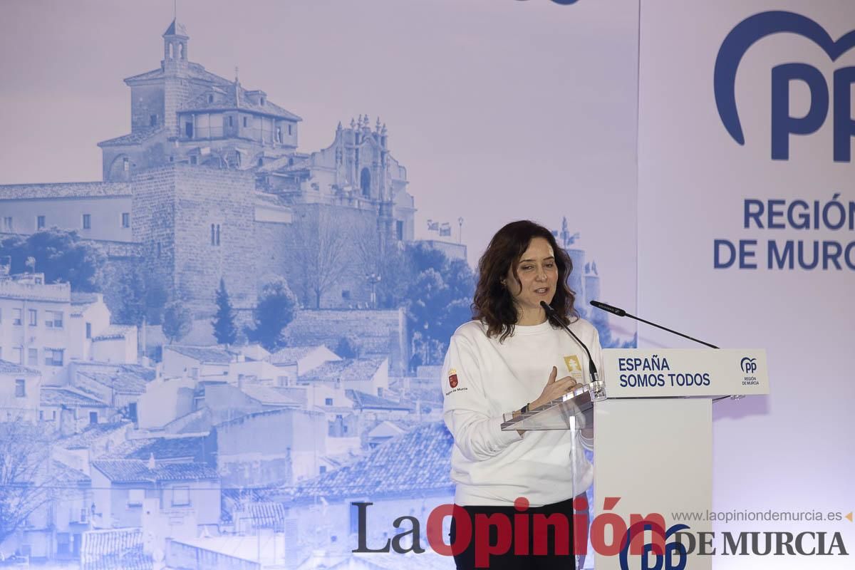 Así ha sido la visita de Isabel Díaz Ayuso a Caravaca de la Cruz