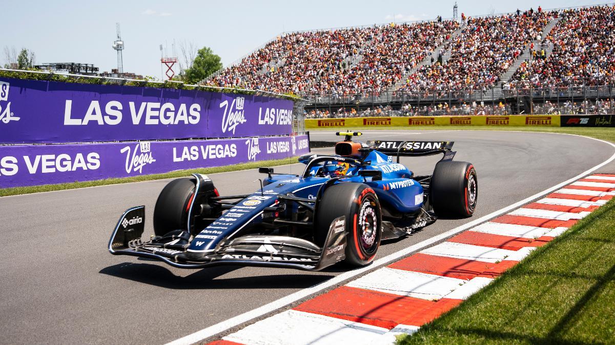 Carlos Sainz, durante la clasificación en Canadá