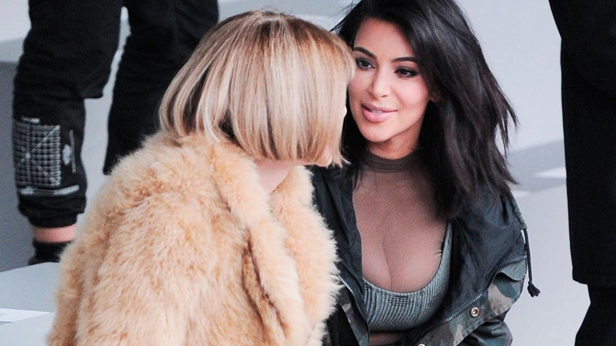 Anna Wintour opina sobre los gustos de vestir de Kim Kardashian