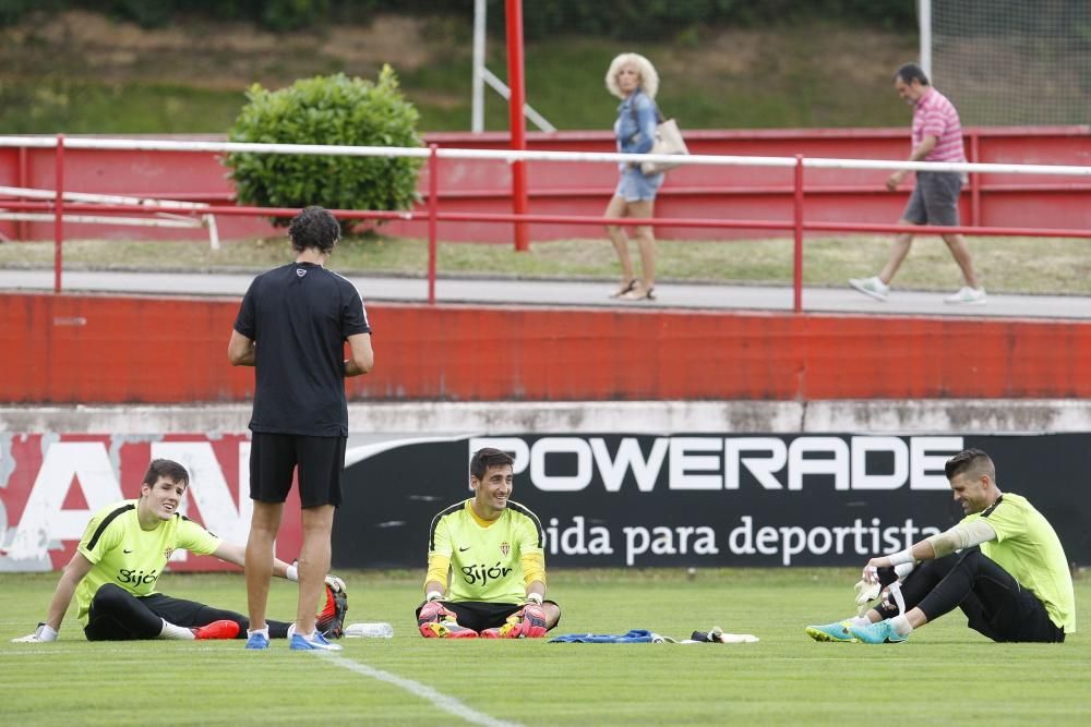 Entrenamiento del Sporting