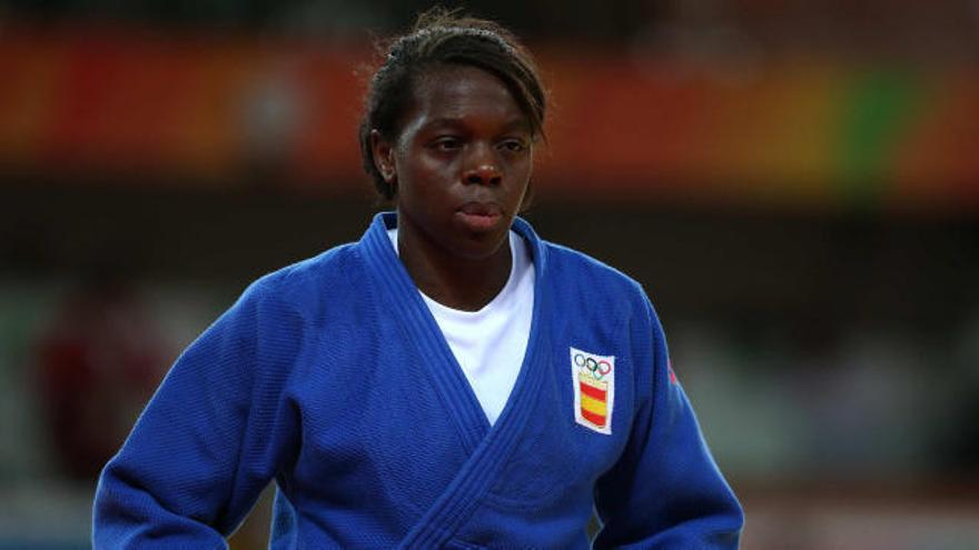 María Bernabéu, durante una competición.