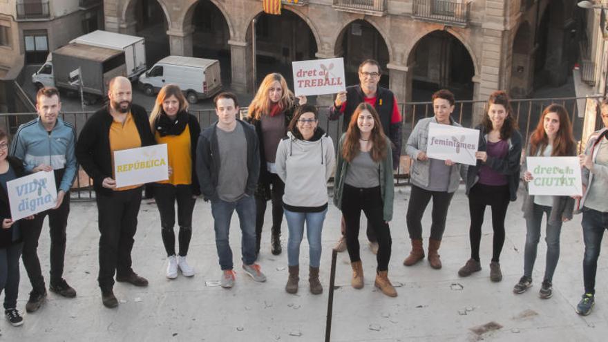 La CUP té un pes important en la llista que presenta Fem Manresa