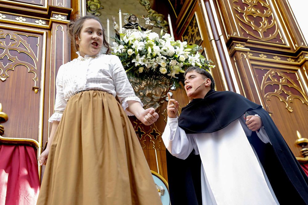 Representación en el altar del Tossal