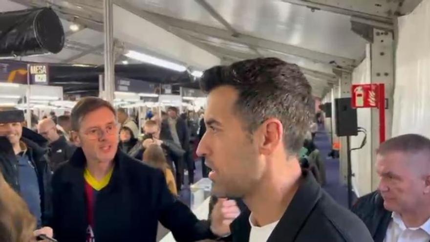 La primera leyenda del Barça que fue a votar