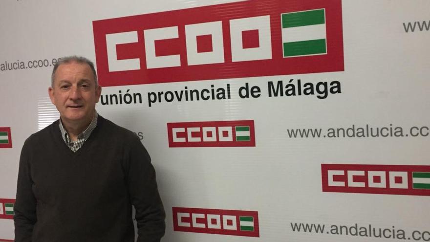 Alfonso Galisteo, candidato a la Secretaría General de CCOO Málaga