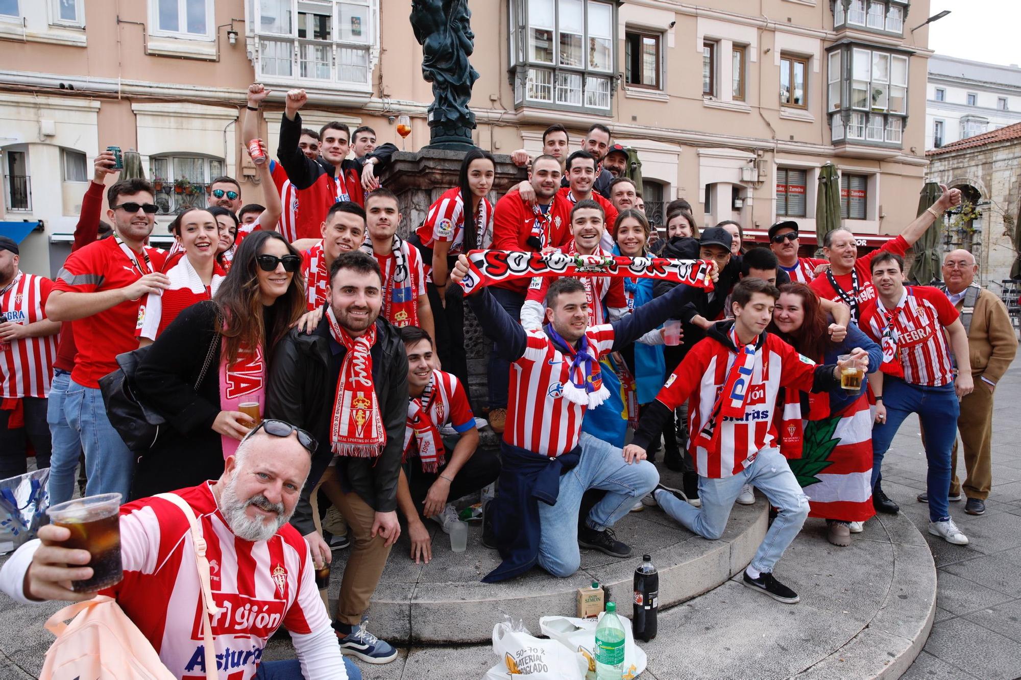 La Mareona del Sporting inunda el centro de Santander