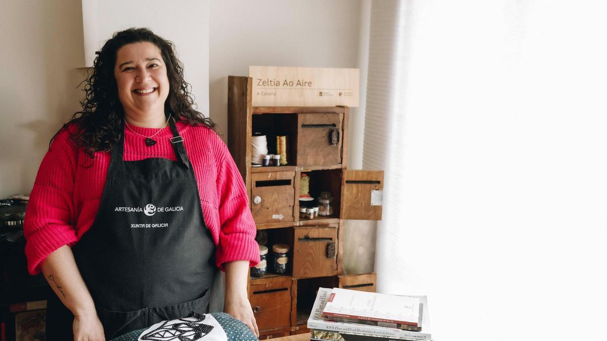 Los viejos oficios: Zeltia Rodríguez Sedes, artesana textil