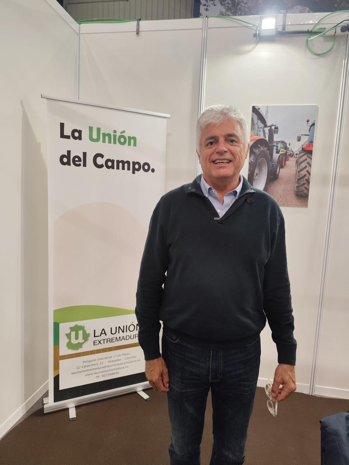 Luis Cortés, secretario general de La Unión Extremadura en Agroexpo