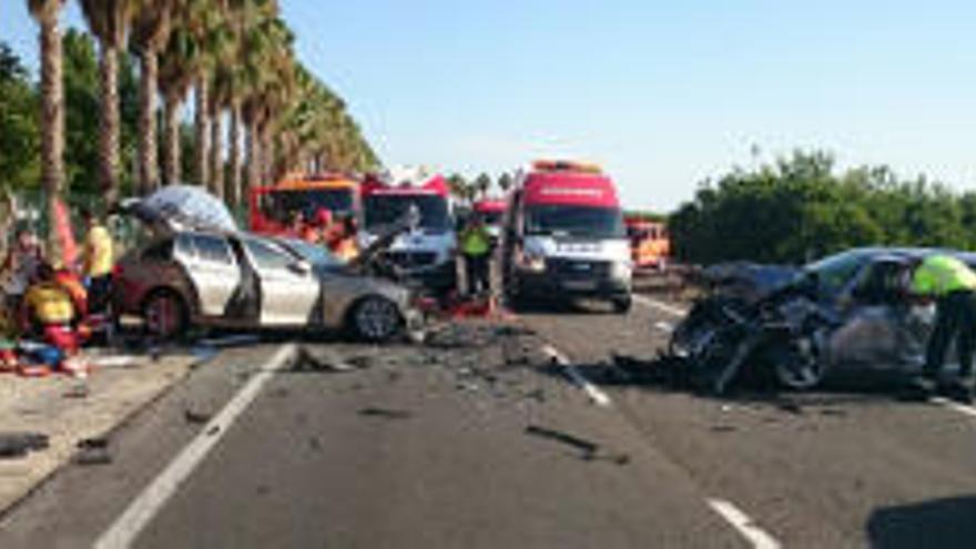 El siniestro en el que se vieron involucrados dos coches