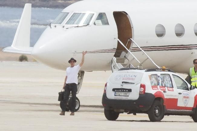 FUERTEVENTURA . - BRAD PITT SE DESPIDE DE LA ISLA DE FUERTEVENTURA - 26-05-16 - FOTO: GABRIEL FUSELLI