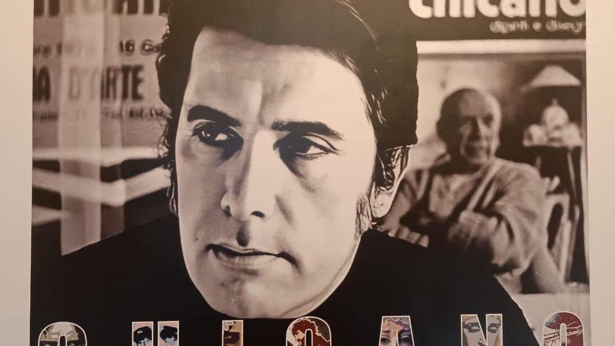Detalle del cartel anunciador de la exposición 'Rostros de pasión', de Eugenio Chicano