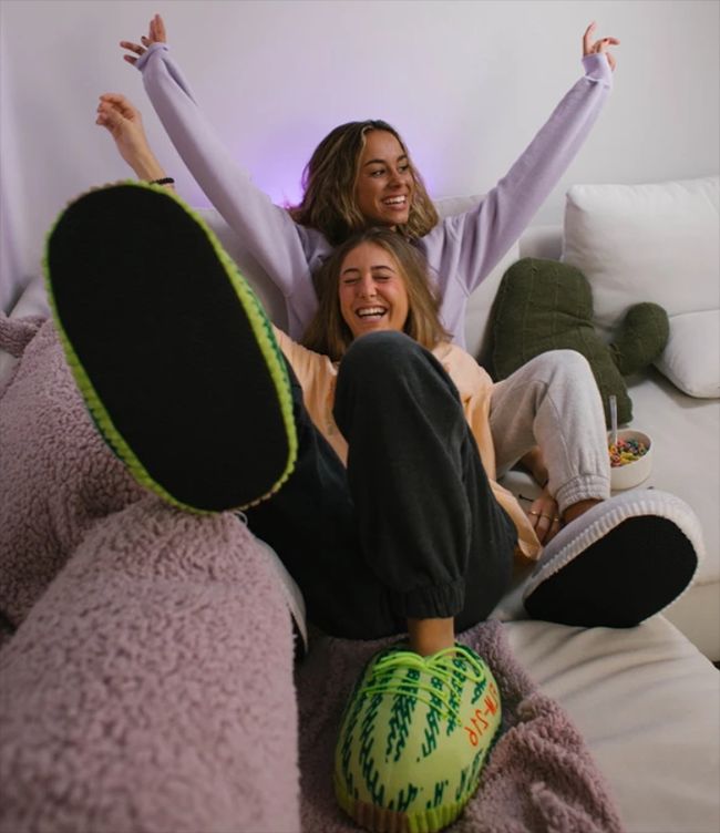 Zapatillas de estar por casa de Flamingueo
