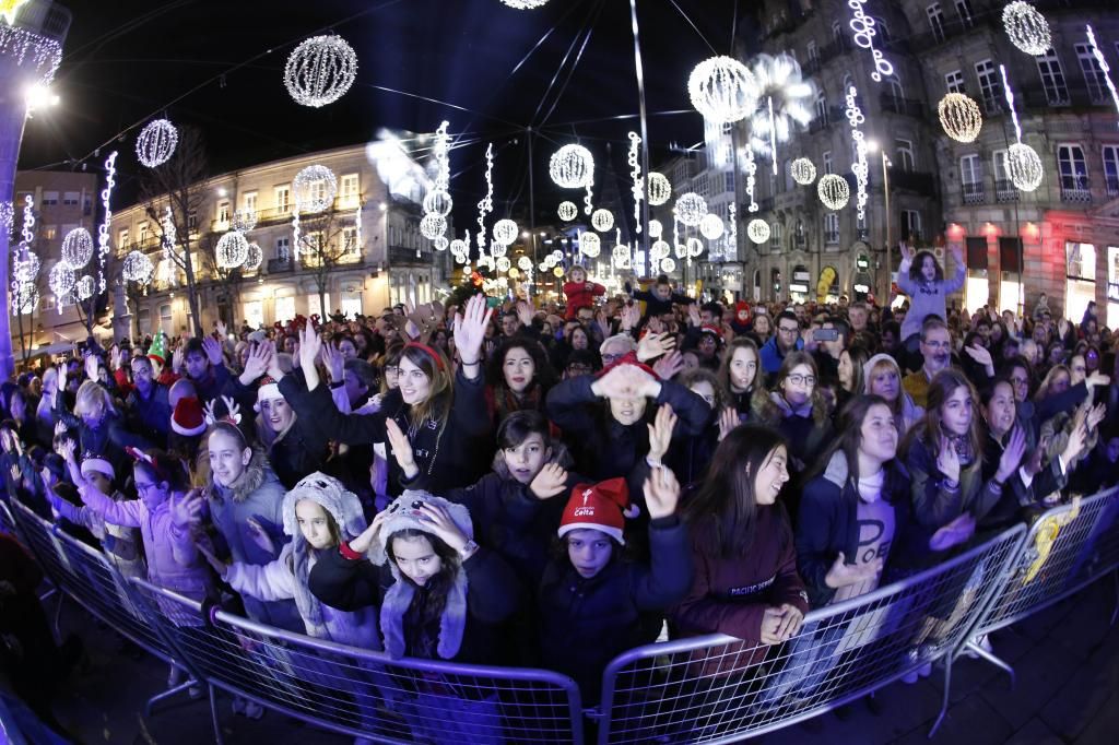 El año que los vigueses vivieron masivamente la Navidad