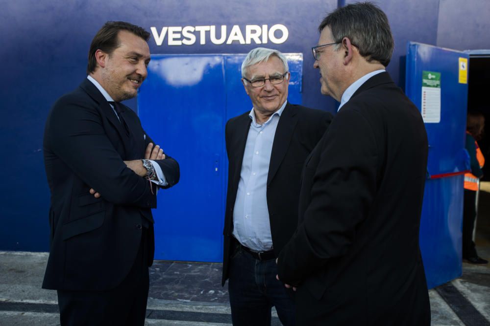 Presentación de la nueva ciudad deportiva del Levante UD en Nazaret