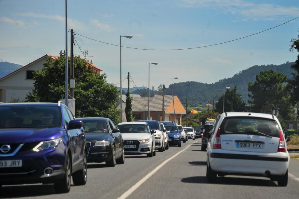 El acceso a las playas generó importantes atascos