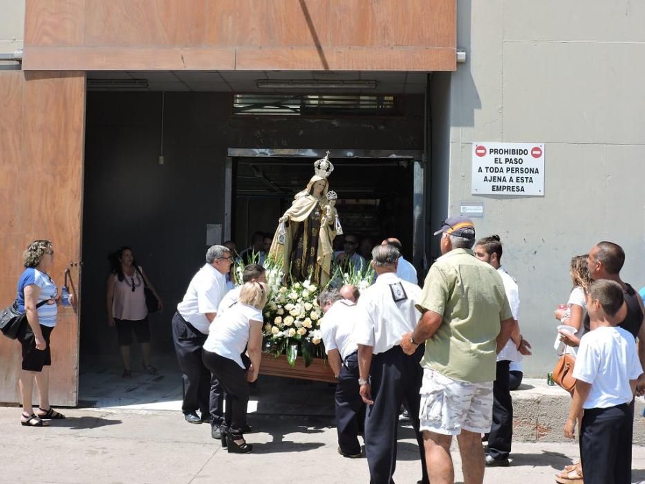 En Águilas, devoción sin limites a la Virgen del Carmen