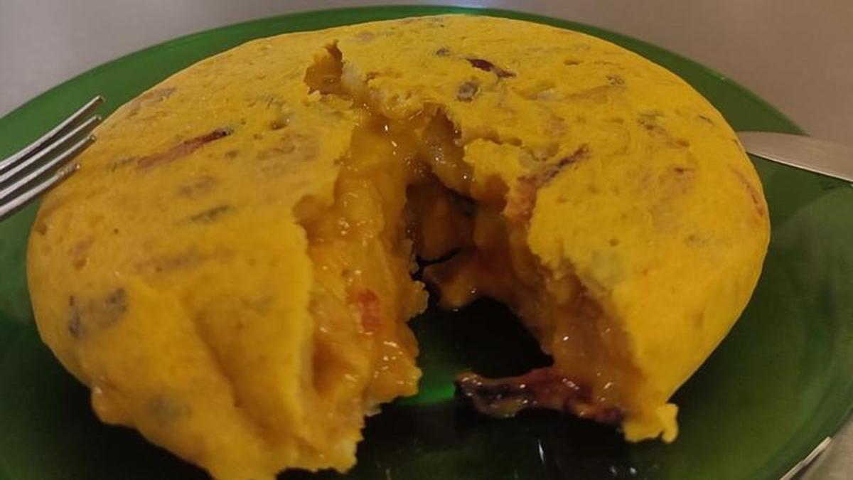 Una de las tortillas de autor de Los Tortíllez.