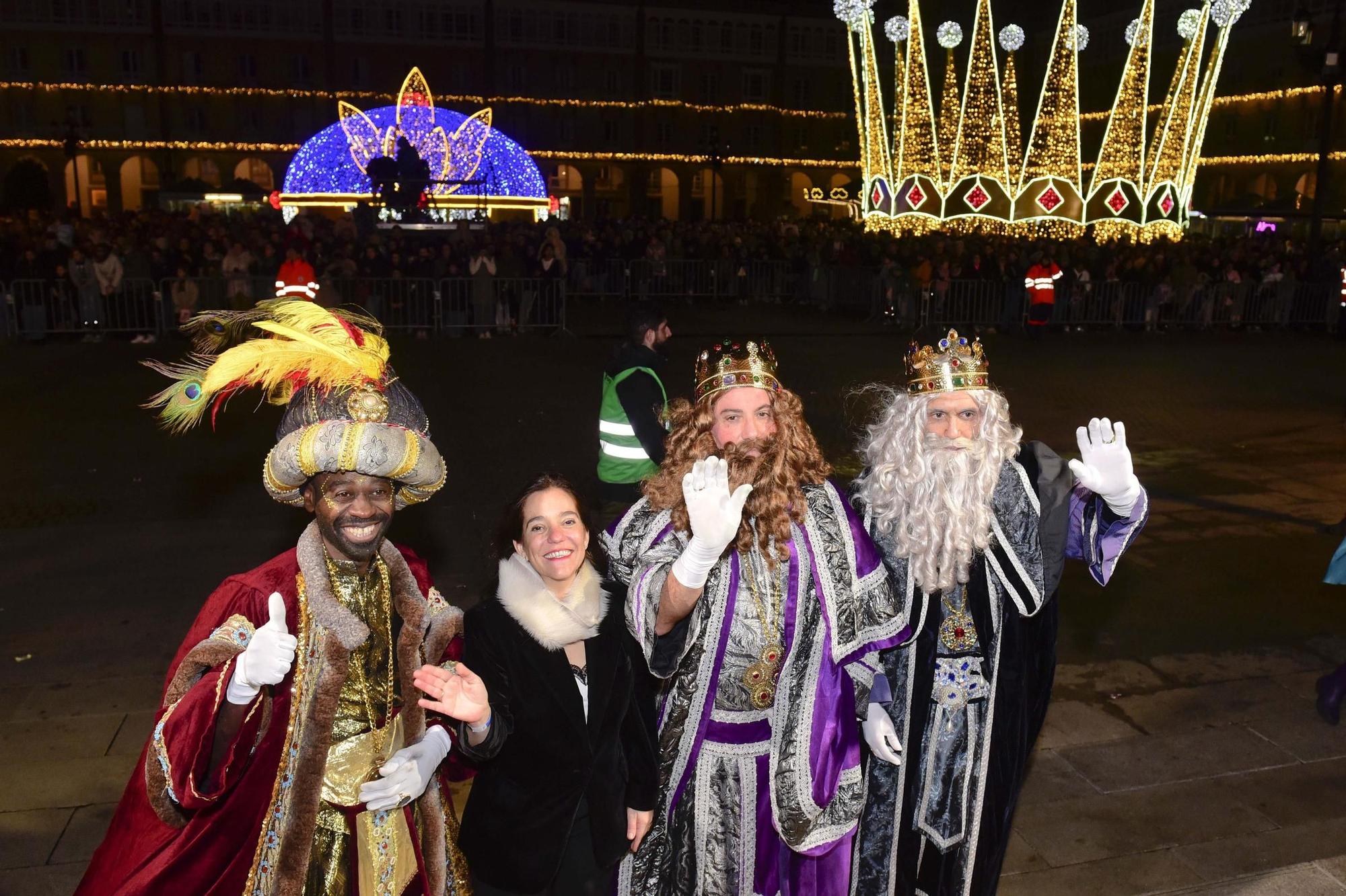 La llegada de los Reyes Magos a María Pita