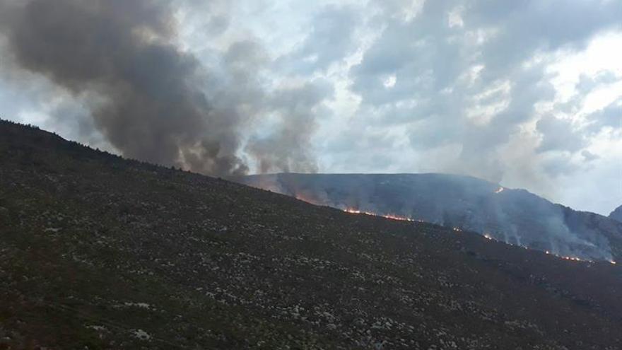 El incendio cercano a Ordesa es estabilizado tras arrasar 70 hectáreas