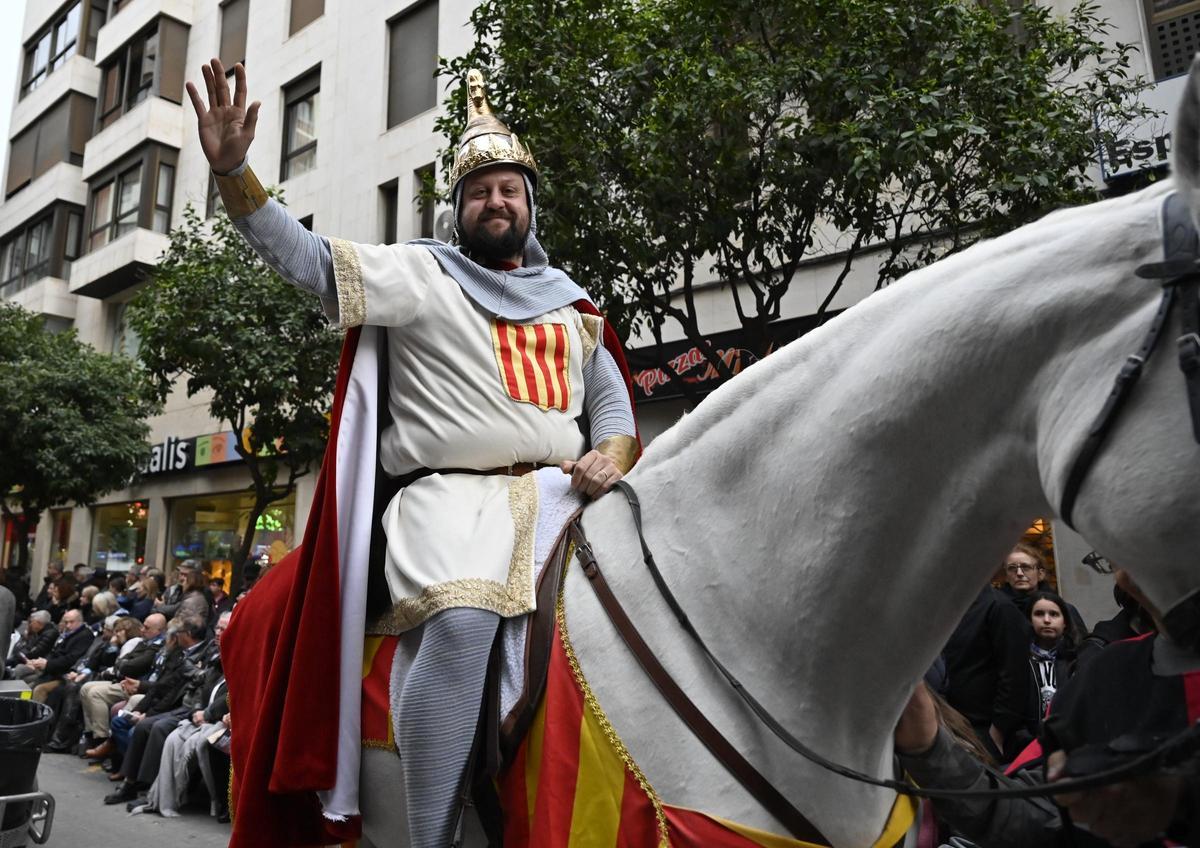 Imagen de archivo de Javier Lluch como el rey Jaime I.