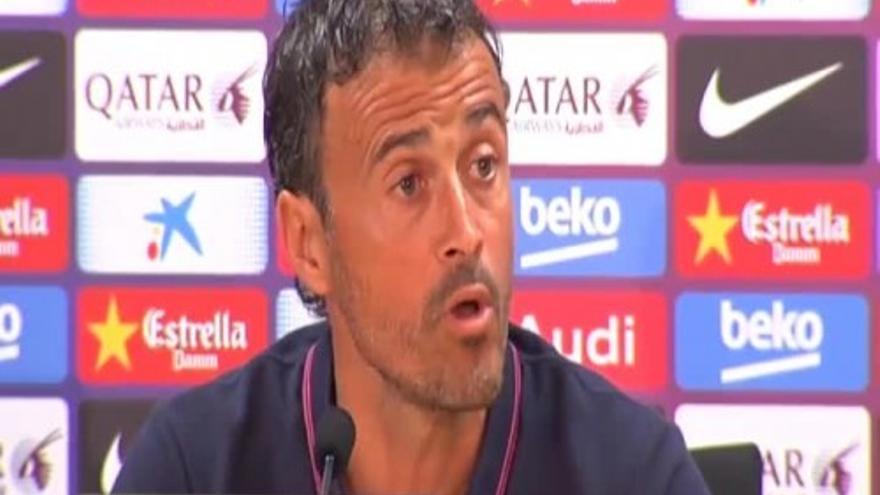 Luis Enrique se muestra &quot;encantado&quot; con el fichaje de Douglas