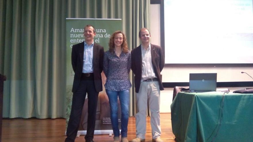 Alfonso Raffin, Flor Linares y David Llorente.