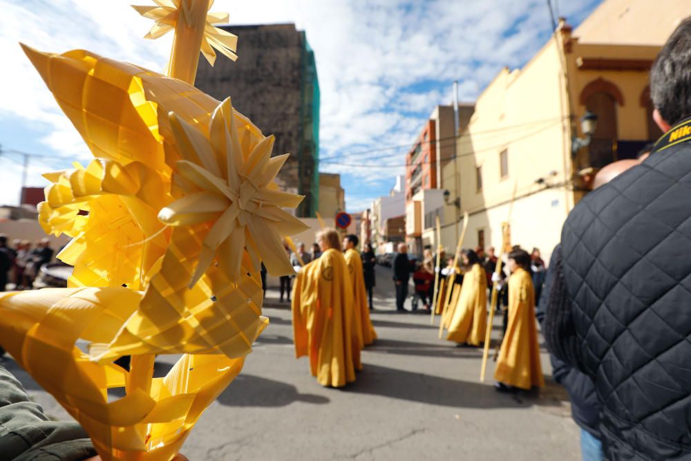 Procesión de las Palmas en la parroquia de Ntra. Sra. de los Ángeles