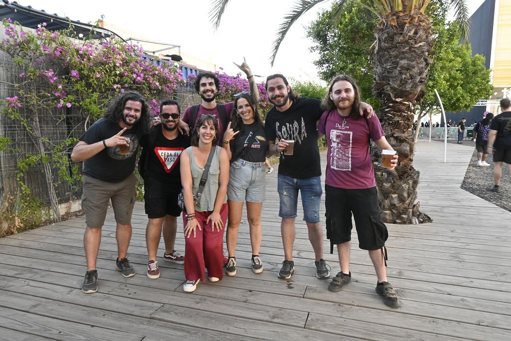 Ambiente de la segunda jornada del Rock Imperium Festival en Cartagena