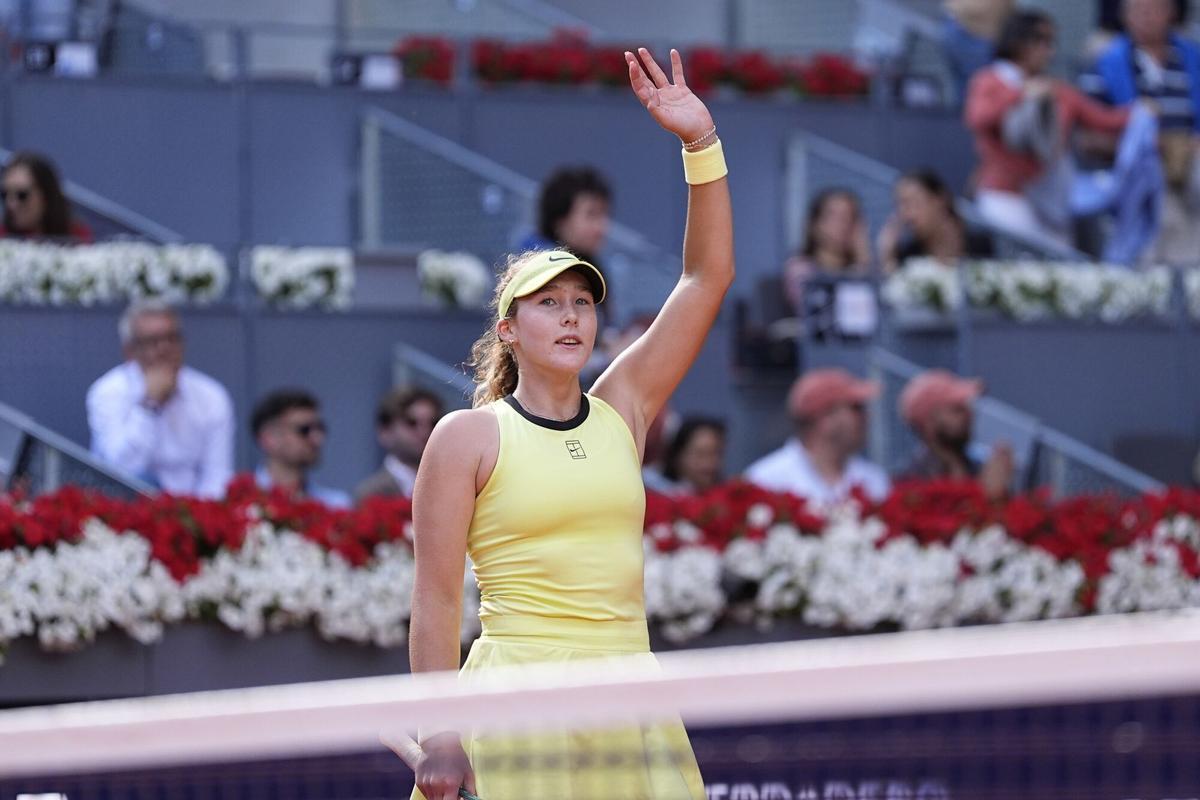 30/04/2026 Mirra Andreeva, Mutua Madrid Open DEPORTES Oscar J. Barroso / AFP7 / Europa Press