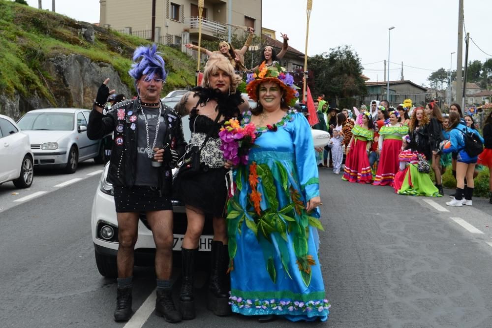 Aldán y Moaña celebran el final del Carnaval. // G. Núñez