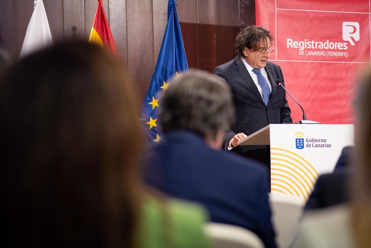 Rafael Robledo, decano del Colegio de Registradores de Las Palmas