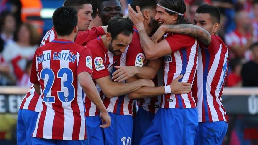 Un doblete de Carrasco abre el triunfo del Atlético (3-0)