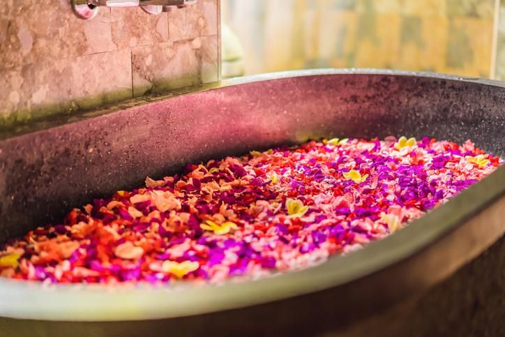 ¿Un baño de flores? Sí, pero no vale cualquiera...
