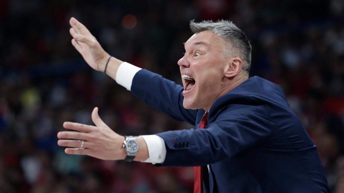 Jasikevicius, durante el partido contra el Real Madrid