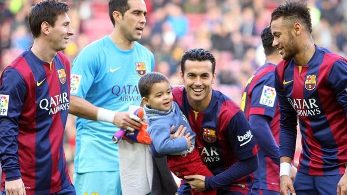 Pedro, en la previa del duelo ante el Levante