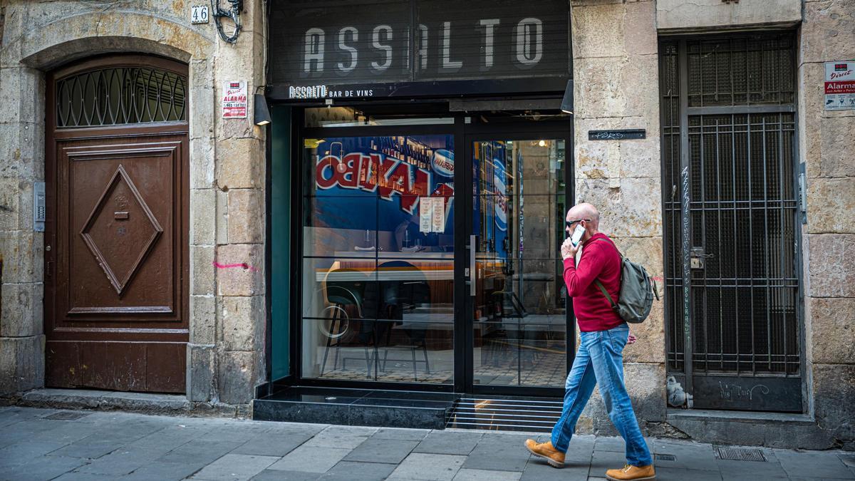 La entrada del restaurante Assalto.