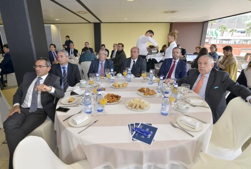 28/0172019 LAS PALMAS DE GRAN CANARIA. Foro Prensa Ibérica con la Consejera de Hacienda del Gobierno de Canaria, Rosa Dávila. FOTO: J. PÉREZ CURBELO  | 28/01/2019 | Fotógrafo: José Pérez Curbelo