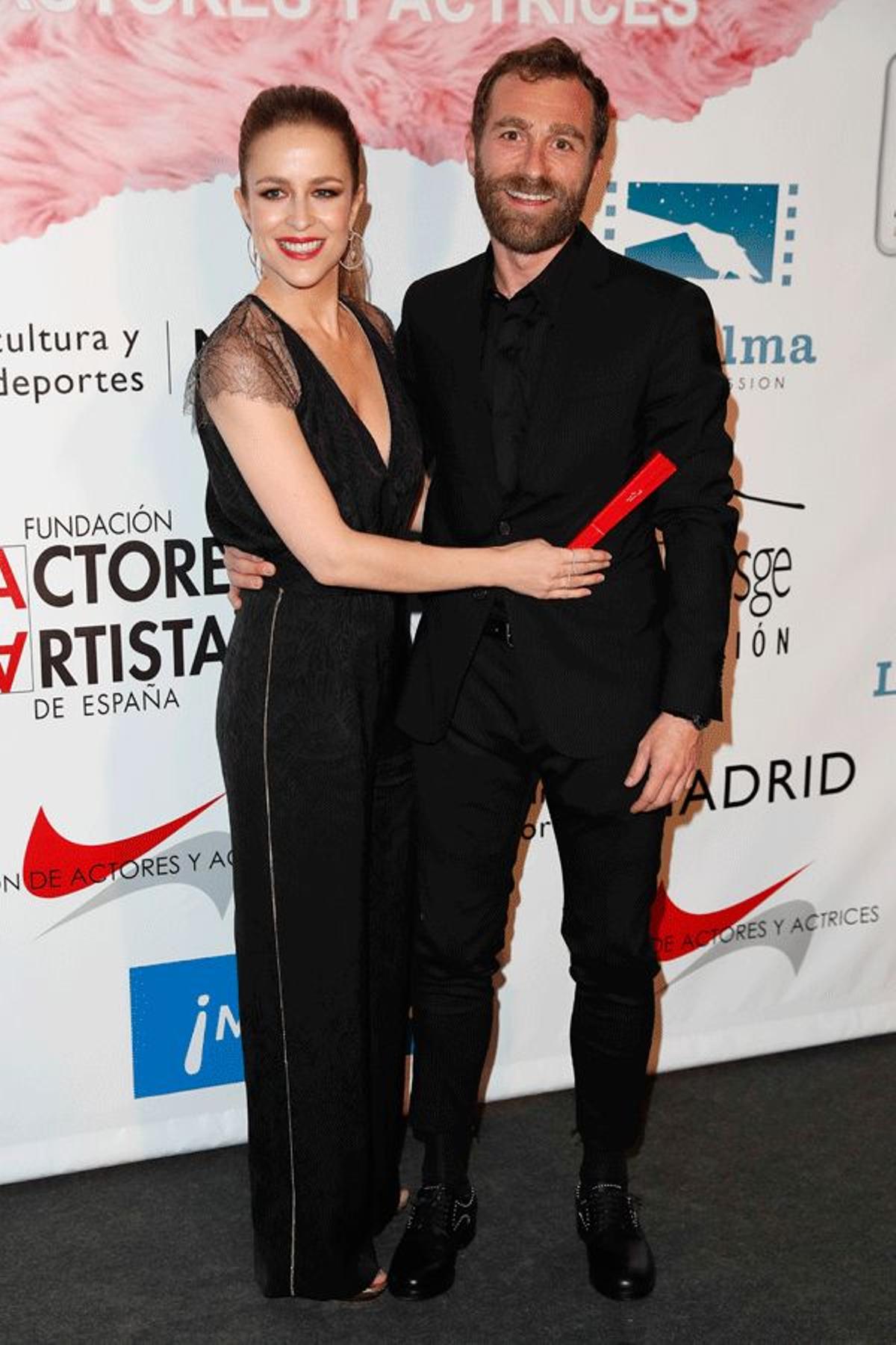 Silvia Abascal y Xabier Murua acuden a los Premios Unión de Actores y Actrices