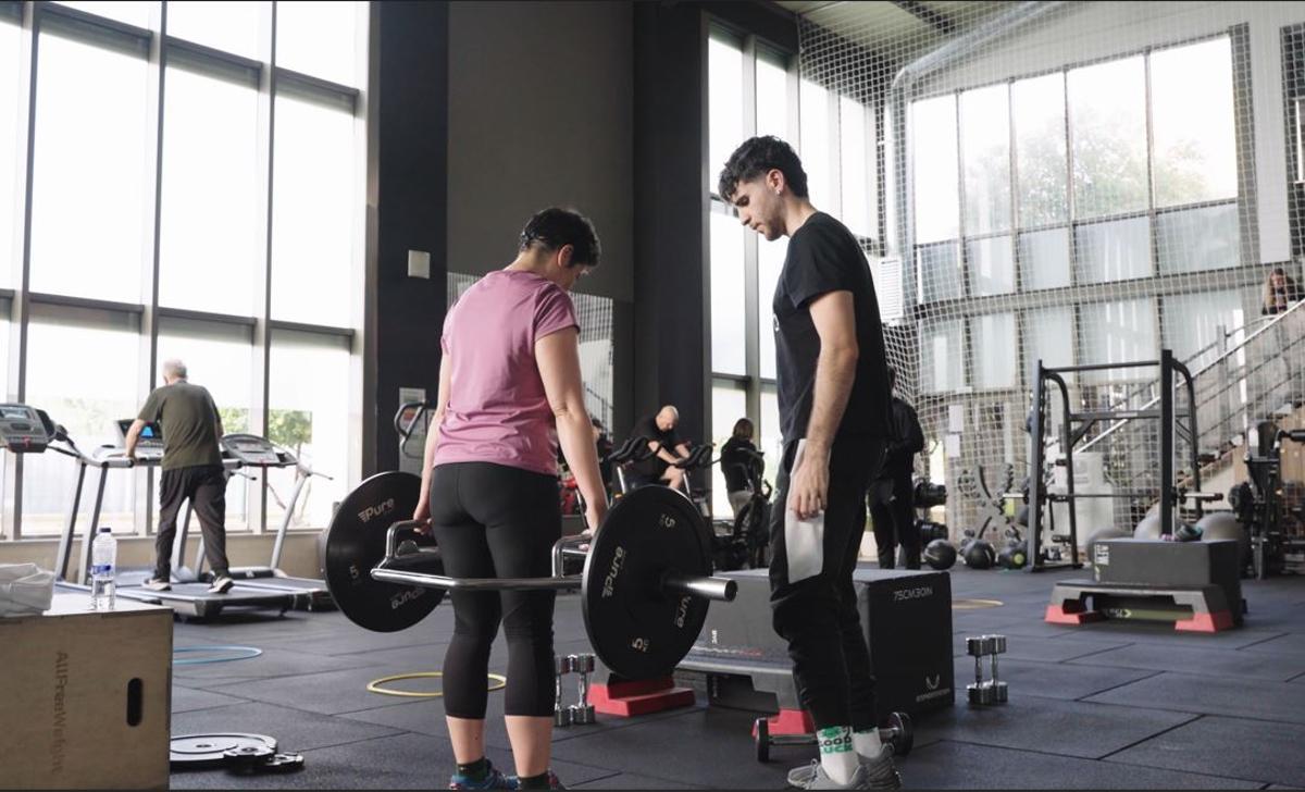 Espacio de ejercicio para pacientes de la Fundación UAPO.