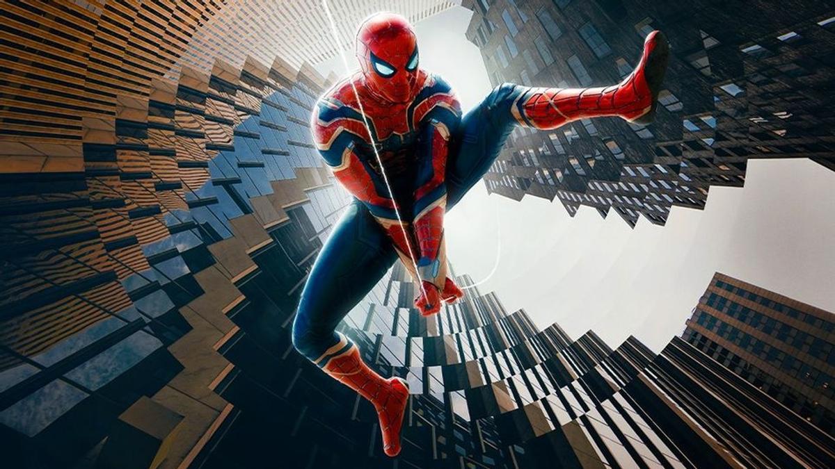 Imagen de la última película de la saga de &#039;Spiderman&#039; que funde personajes de entregas anteriores.