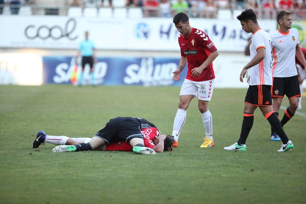 Real Murcia - Valencia Mestalla, en imágenes