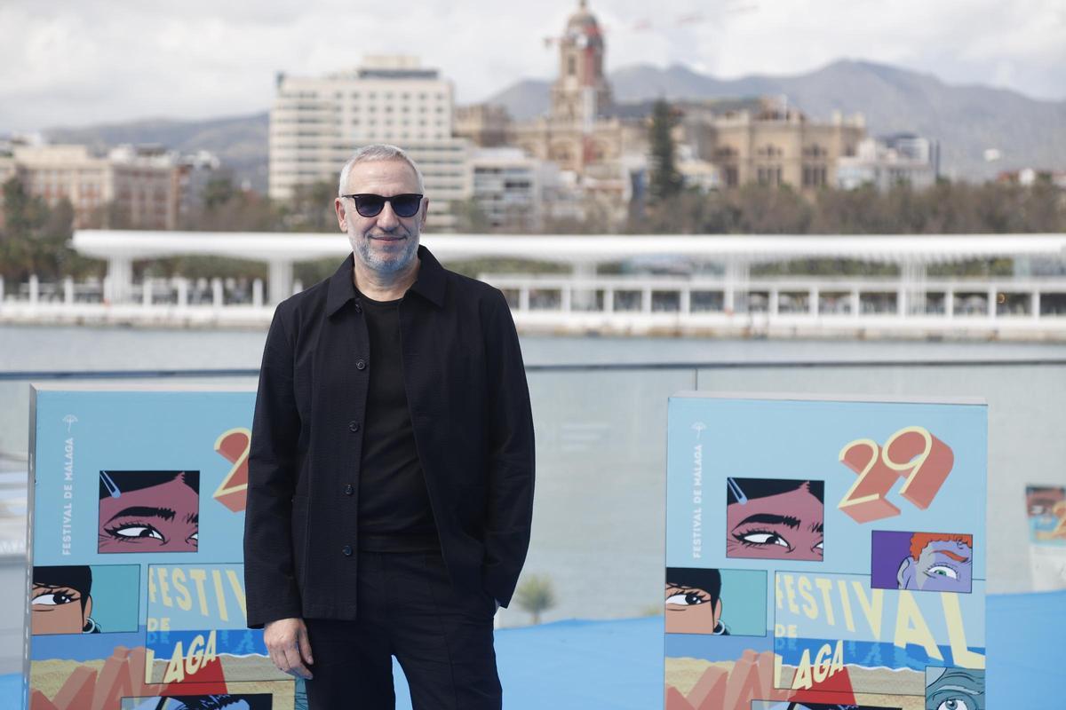 Nacho G. Velilla, ayer en el photocall del Muelle Uno