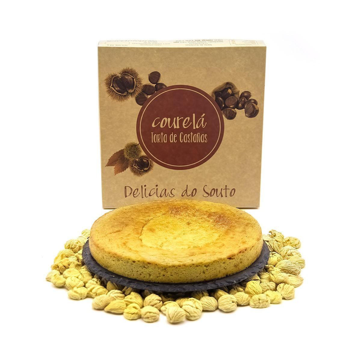 Tarta de castaña courelá