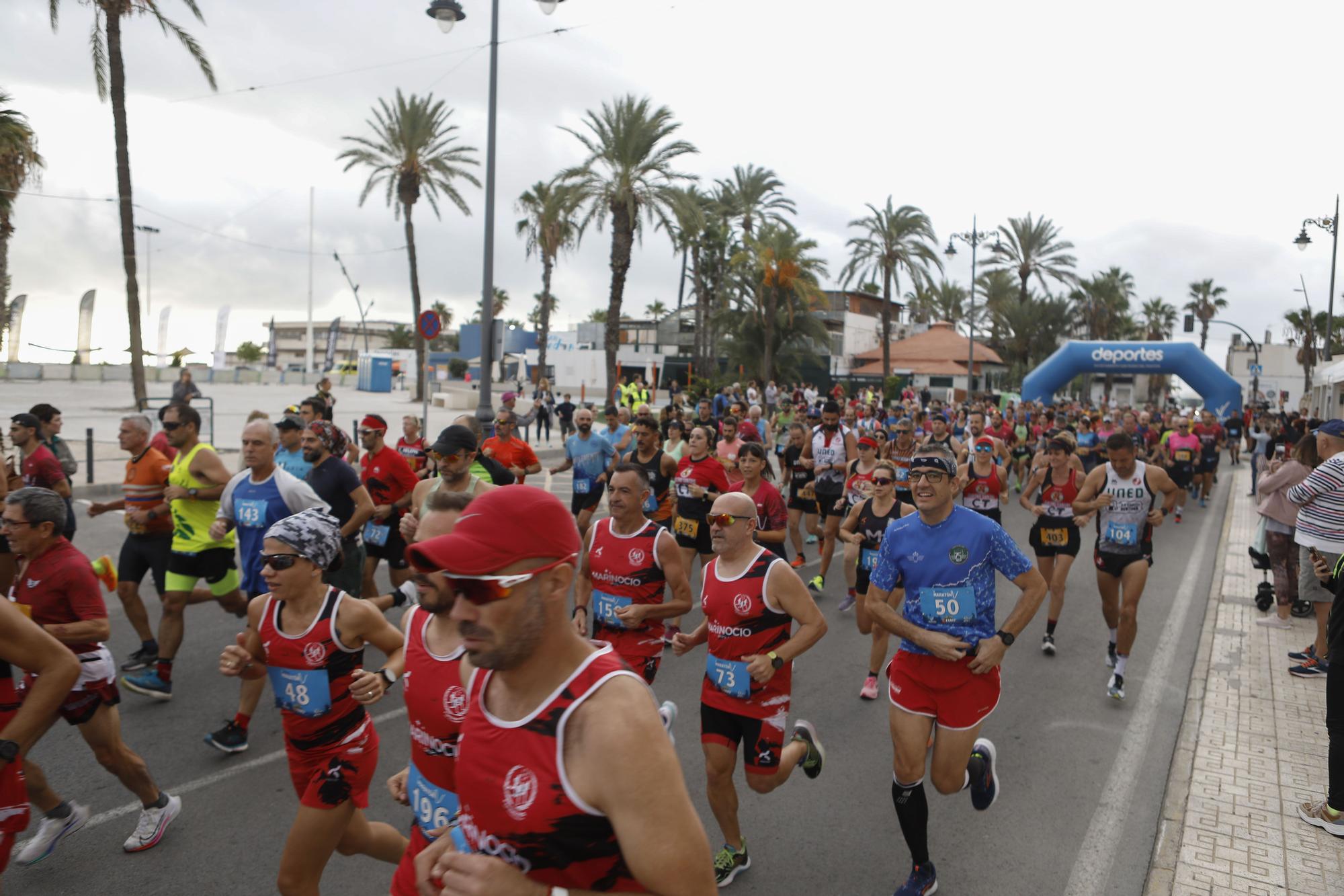 La media maratón Paraíso Salado de San Pedro del Pinatar, en imágenes