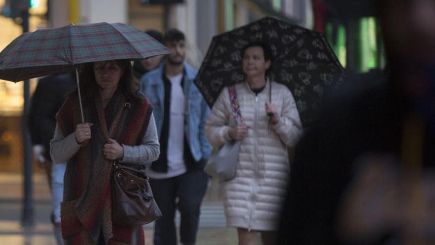 Las lluvias llegan a Valencia