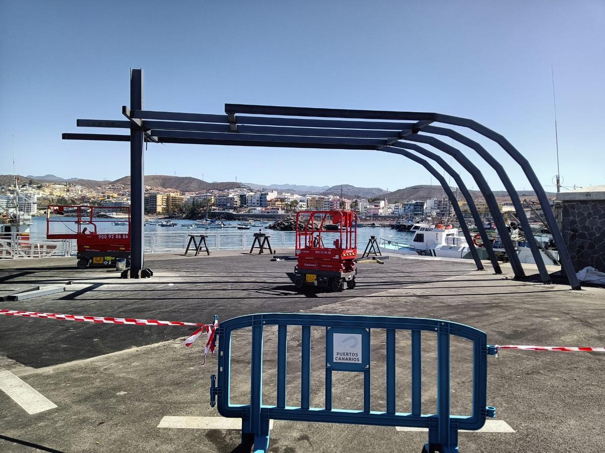 Las imágenes de los preparativos para la visita del papa León XIV a Arguineguín