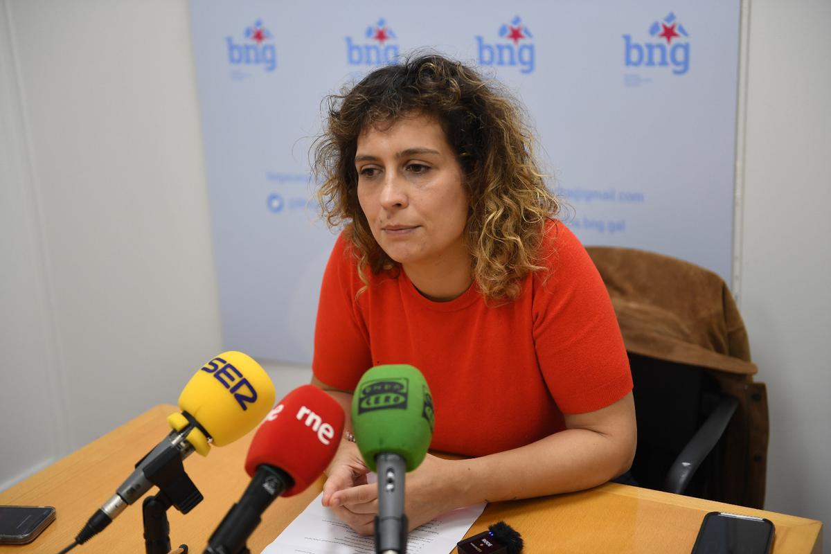 La concejala del BNG Avia Veira.