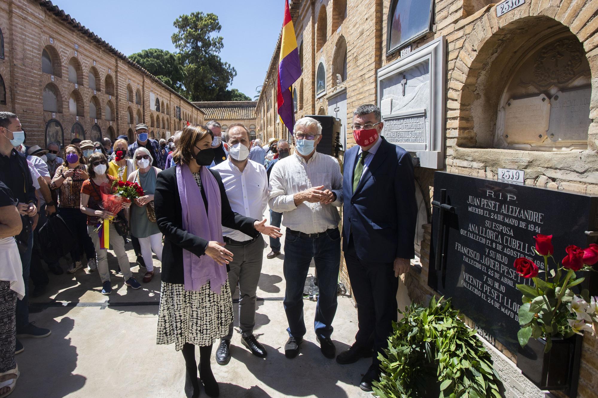 Homenaje al doctor Juan Peset en el 80 aniversario de su fusilamiento